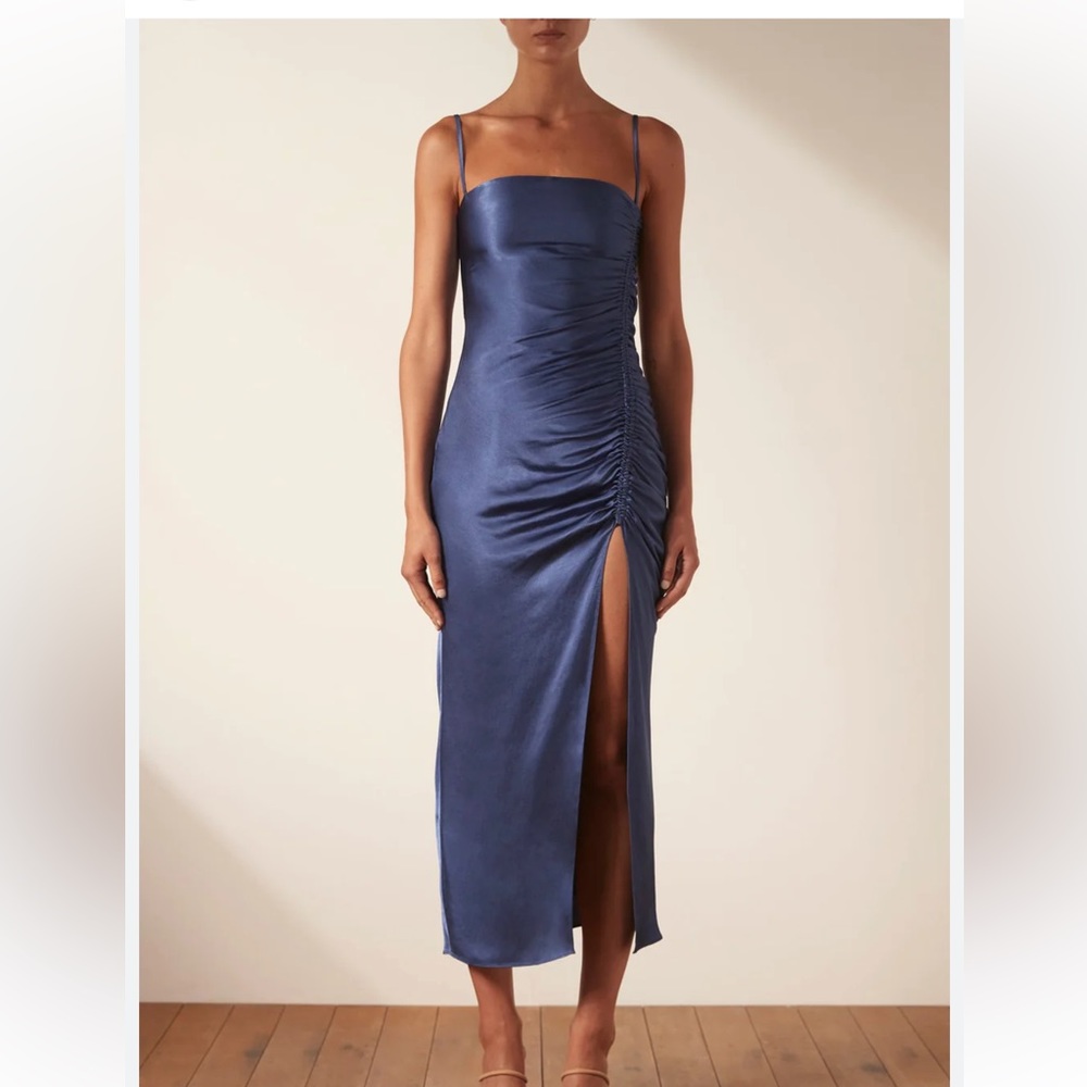 Shona Joy Thalia Bias Dress Aegean Blue - 8